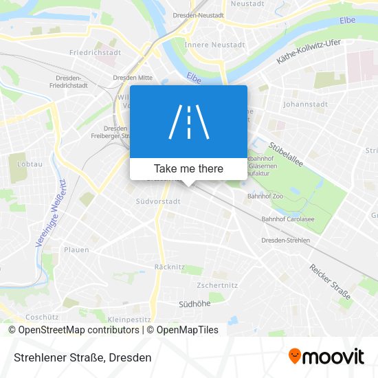 Strehlener Straße map