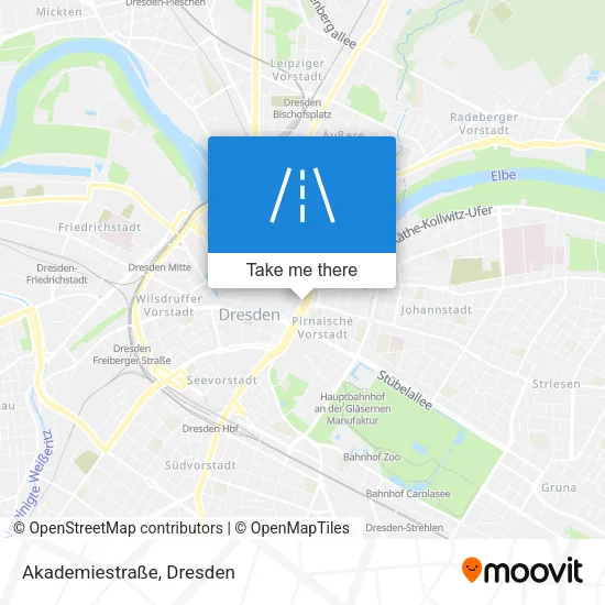 Карта Akademiestraße