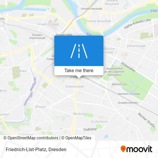 Карта Friedrich-List-Platz