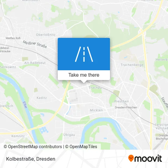 Карта Kolbestraße