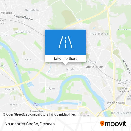 Карта Naundorfer Straße