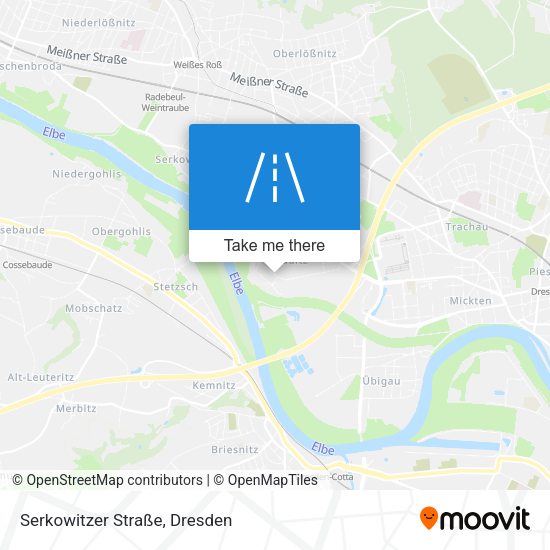 Serkowitzer Straße map