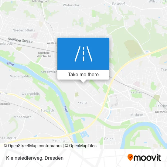 Карта Kleinsiedlerweg