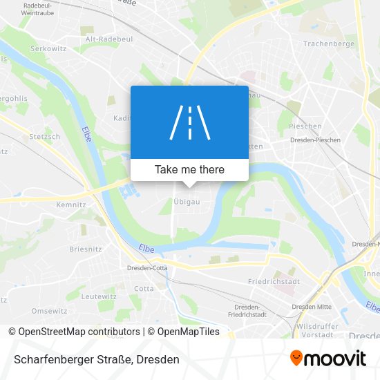 Scharfenberger Straße map