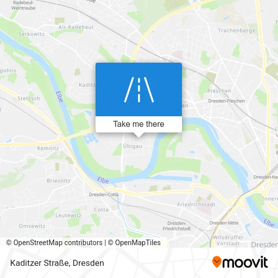 Карта Kaditzer Straße