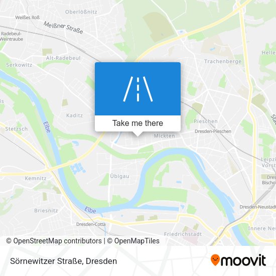 Sörnewitzer Straße map