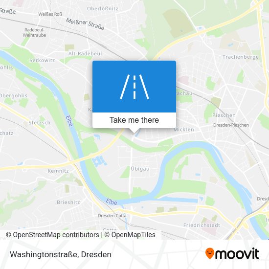 Washingtonstraße map