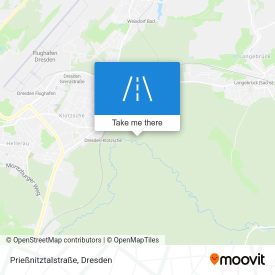 Prießnitztalstraße map