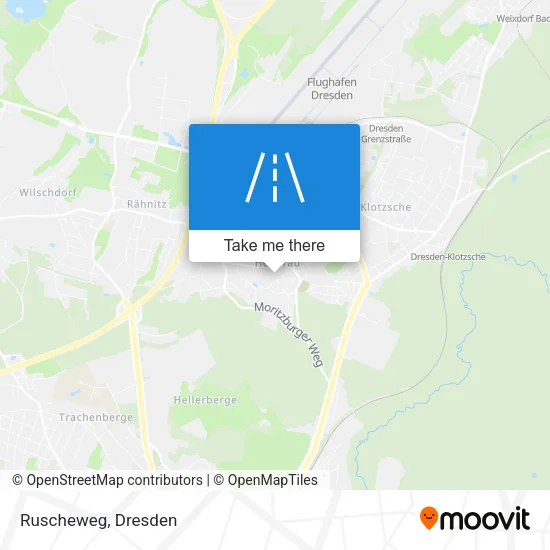 Ruscheweg map