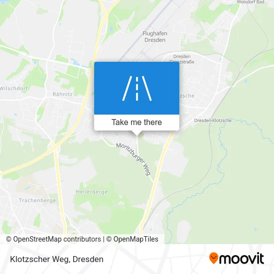 Карта Klotzscher Weg
