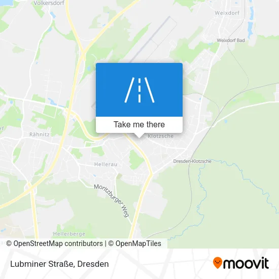 Карта Lubminer Straße