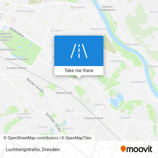 Карта Luchbergstraße