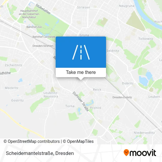 Карта Scheidemantelstraße