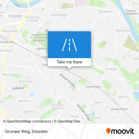Карта Grunaer Weg