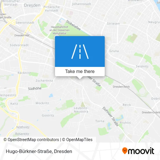 Карта Hugo-Bürkner-Straße