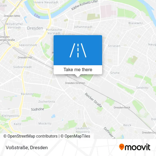 Карта Voßstraße
