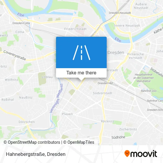 Карта Hahnebergstraße