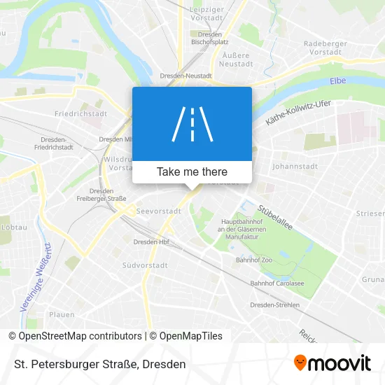 Карта St. Petersburger Straße