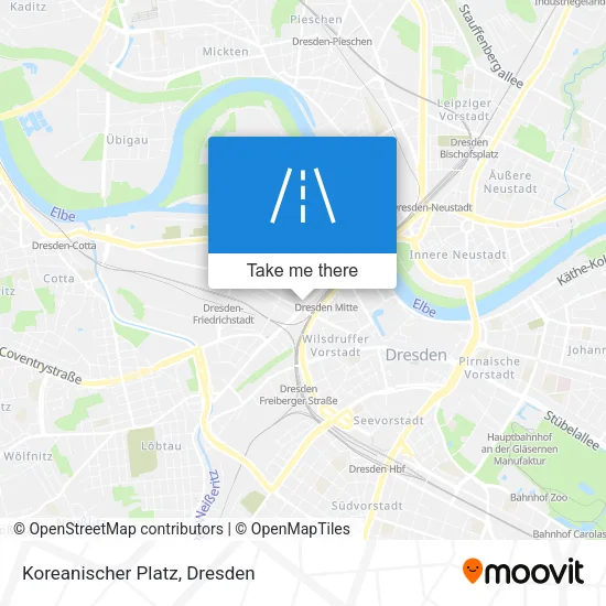 Карта Koreanischer Platz