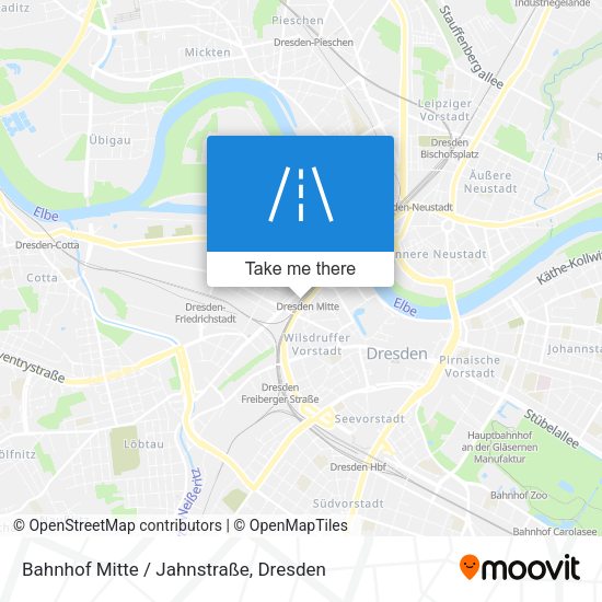 Bahnhof Mitte / Jahnstraße map