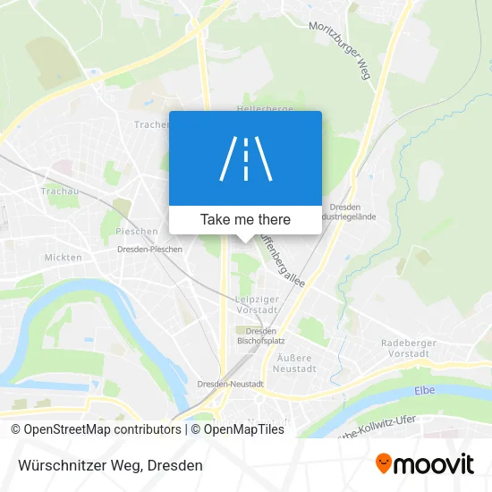Карта Würschnitzer Weg