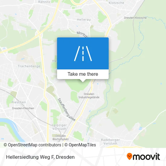 Карта Hellersiedlung Weg F