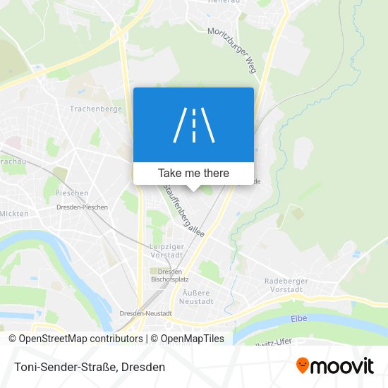 Toni-Sender-Straße map