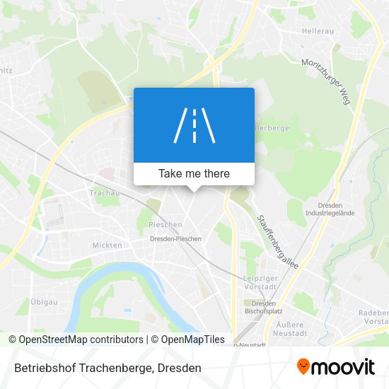 Betriebshof Trachenberge map