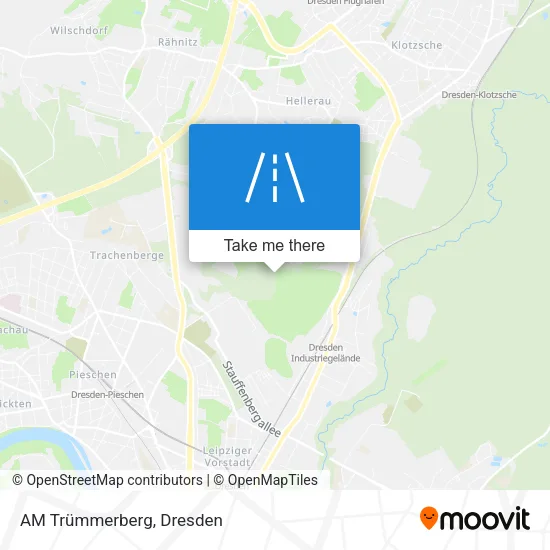 Карта AM Trümmerberg