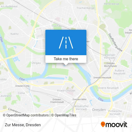 Карта Zur Messe