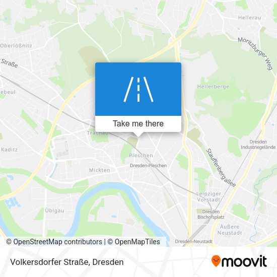 Volkersdorfer Straße map