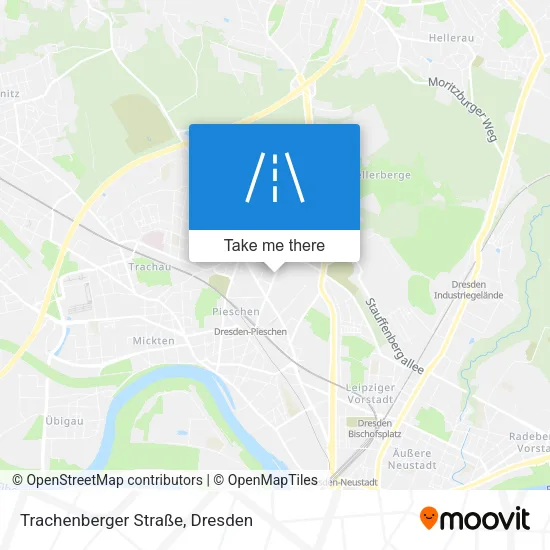 Карта Trachenberger Straße