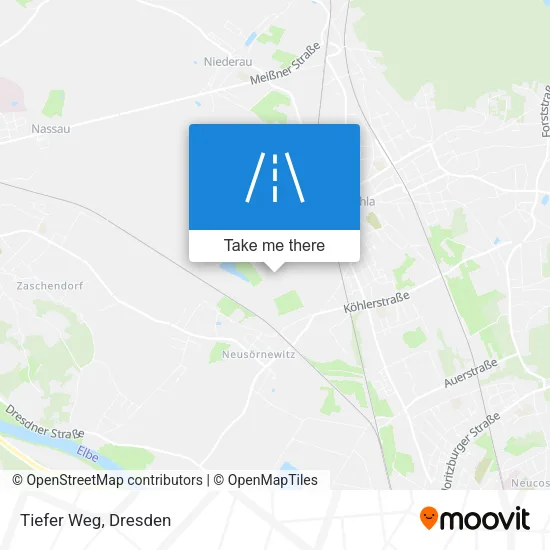 Карта Tiefer Weg