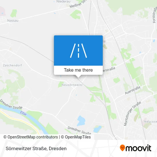 Карта Sörnewitzer Straße