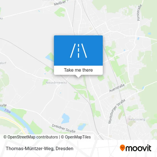 Карта Thomas-Müntzer-Weg