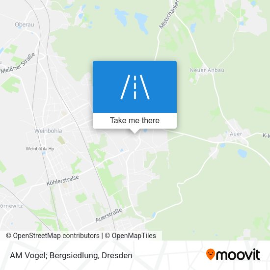 AM Vogel; Bergsiedlung map
