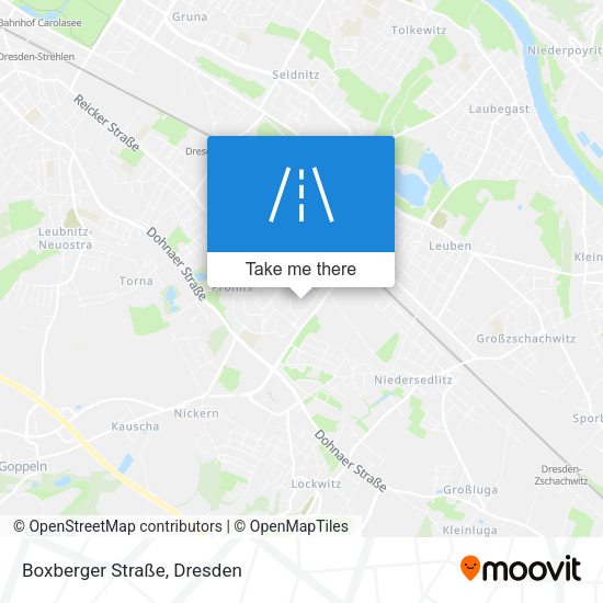 Boxberger Straße map