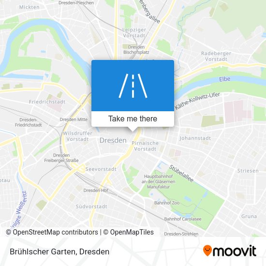 Brühlscher Garten map