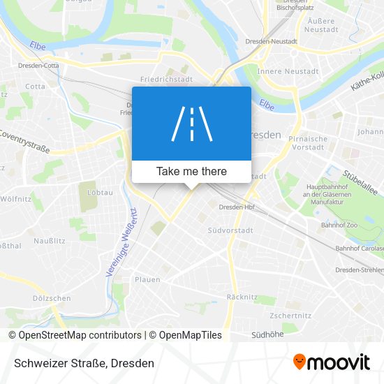 Schweizer Straße map