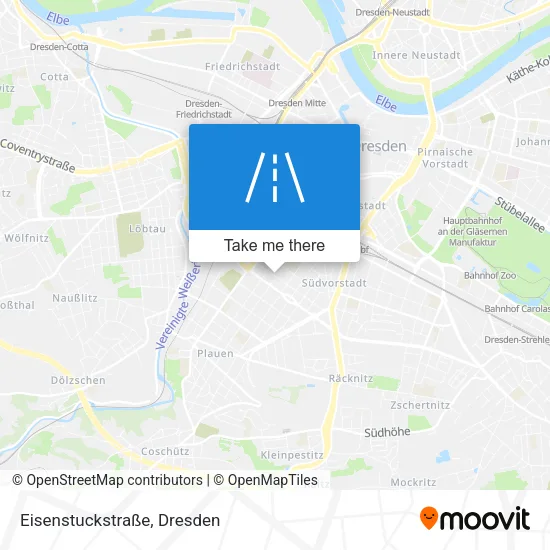 Карта Eisenstuckstraße