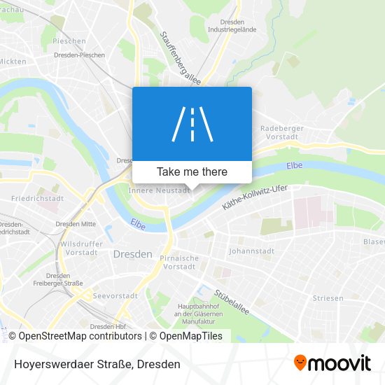 Hoyerswerdaer Straße map