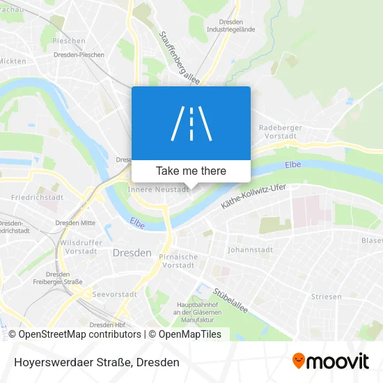 Карта Hoyerswerdaer Straße