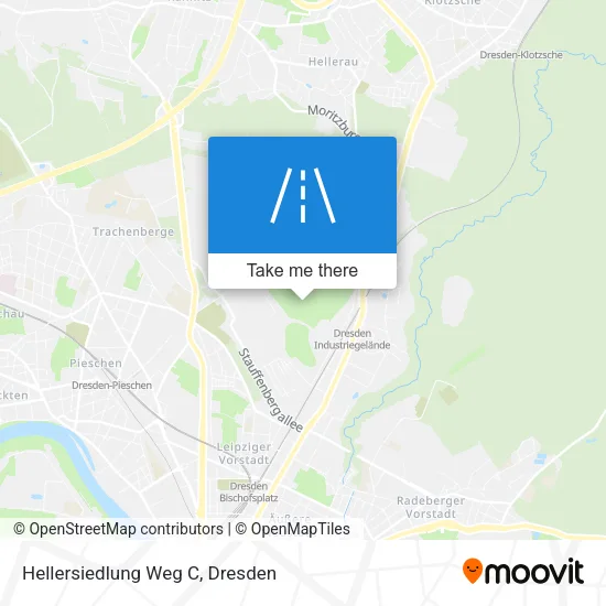 Карта Hellersiedlung Weg C