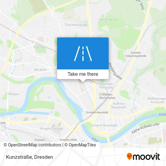 Карта Kunzstraße
