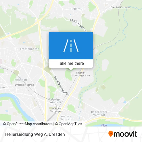 Карта Hellersiedlung Weg A