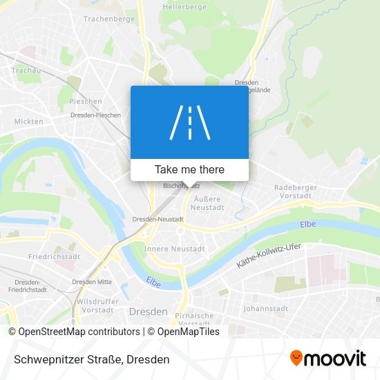 Schwepnitzer Straße map