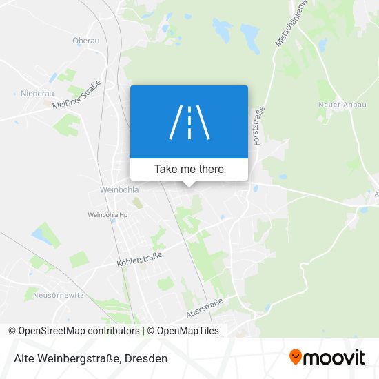 Alte Weinbergstraße map
