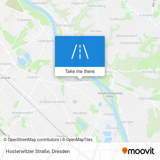Hosterwitzer Straße map