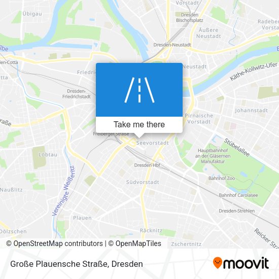 Große Plauensche Straße map