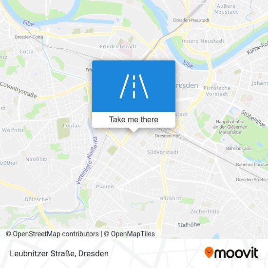 Leubnitzer Straße map